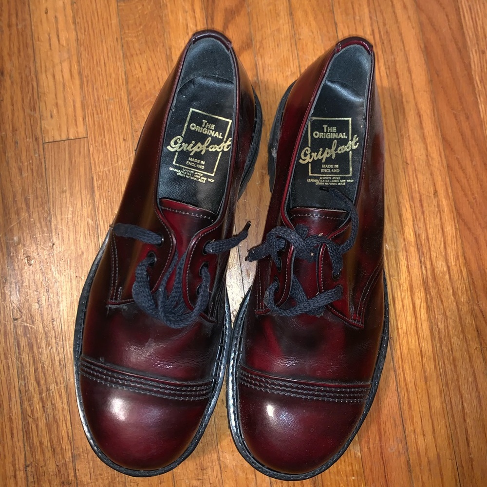 Gripfast Burgundy Rub Men’s steel toe shoe